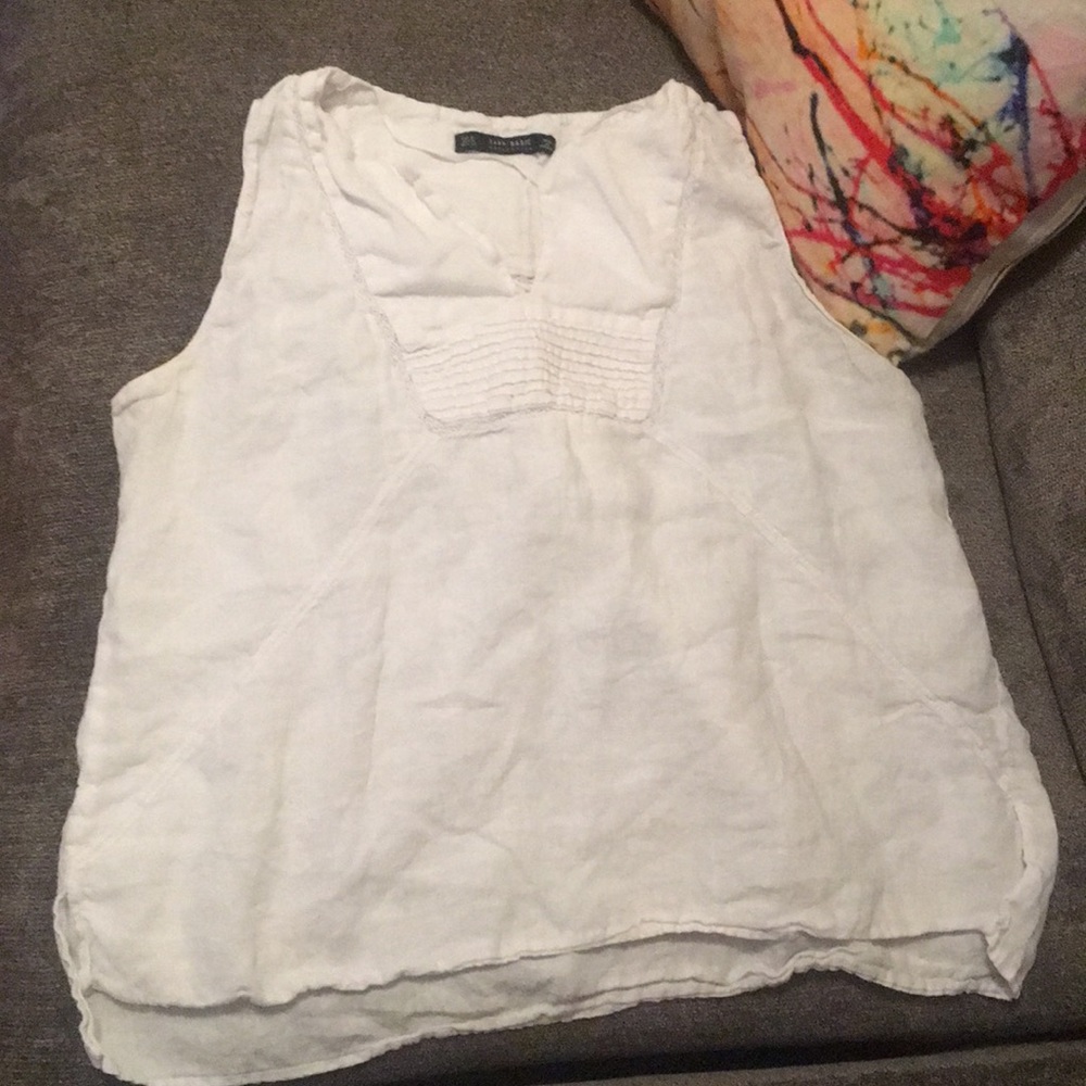 Zara Linen tank
